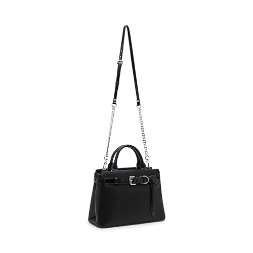 Steve Madden Roxanne Smooth Satchel with Patent Belt