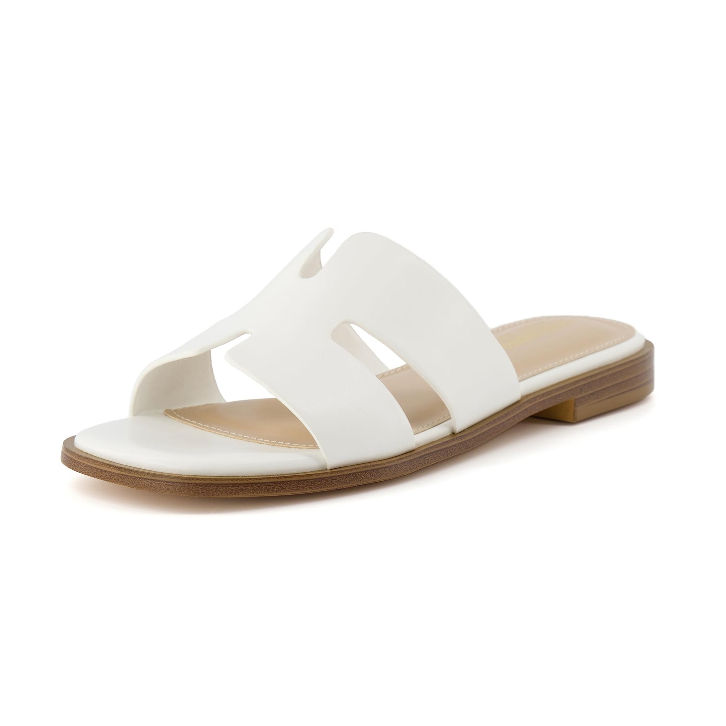 CUSHIONAIRE Women's Voyage slide sandal +Memory Foam, Wide Widths Available