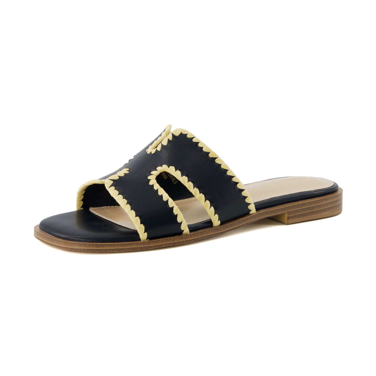 CUSHIONAIRE Women's Voyage slide sandal +Memory Foam, Wide Widths Available