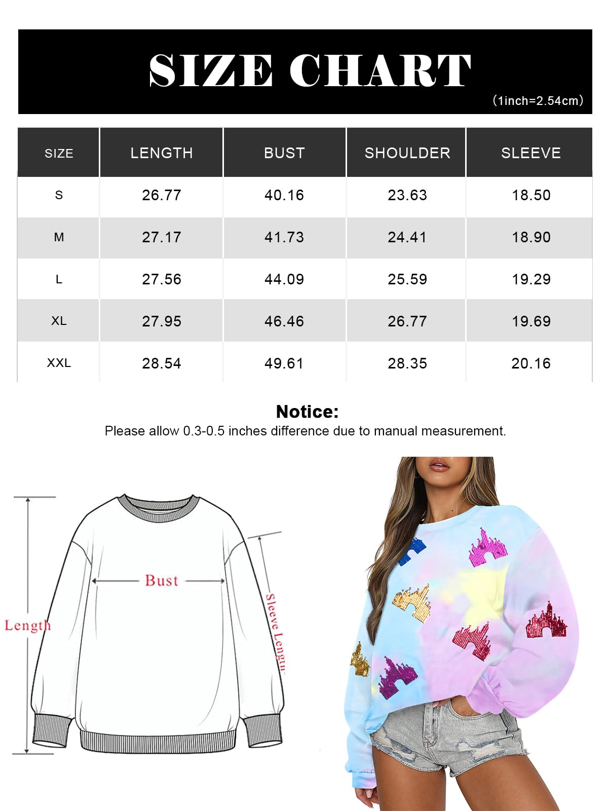 UNIQUEONE Bow Sweatshirt Womens Magic Kingdom Tee Shirt Colorful Pastel Bows Graphic Sweatshirts Oversized Holiday Pullover