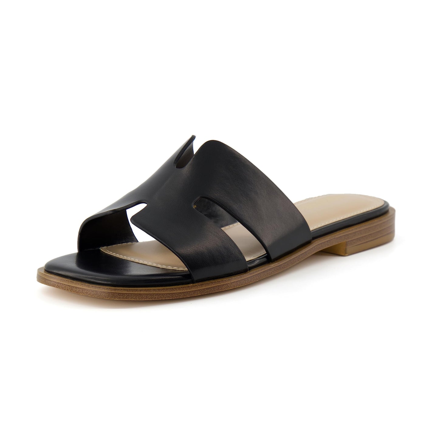 CUSHIONAIRE Women's Voyage slide sandal +Memory Foam, Wide Widths Available